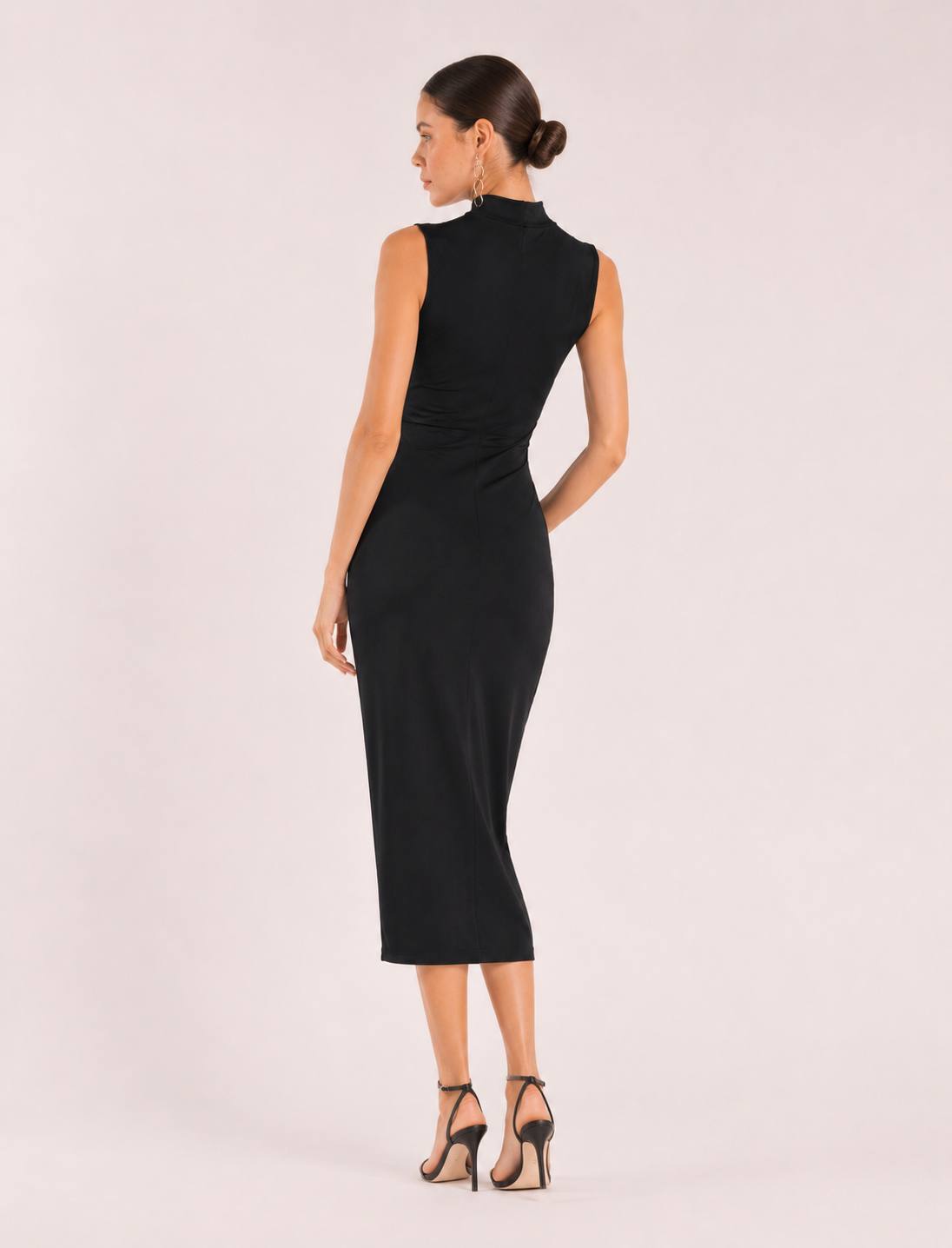 NORA Sculpt Cut-Out Midi Dress