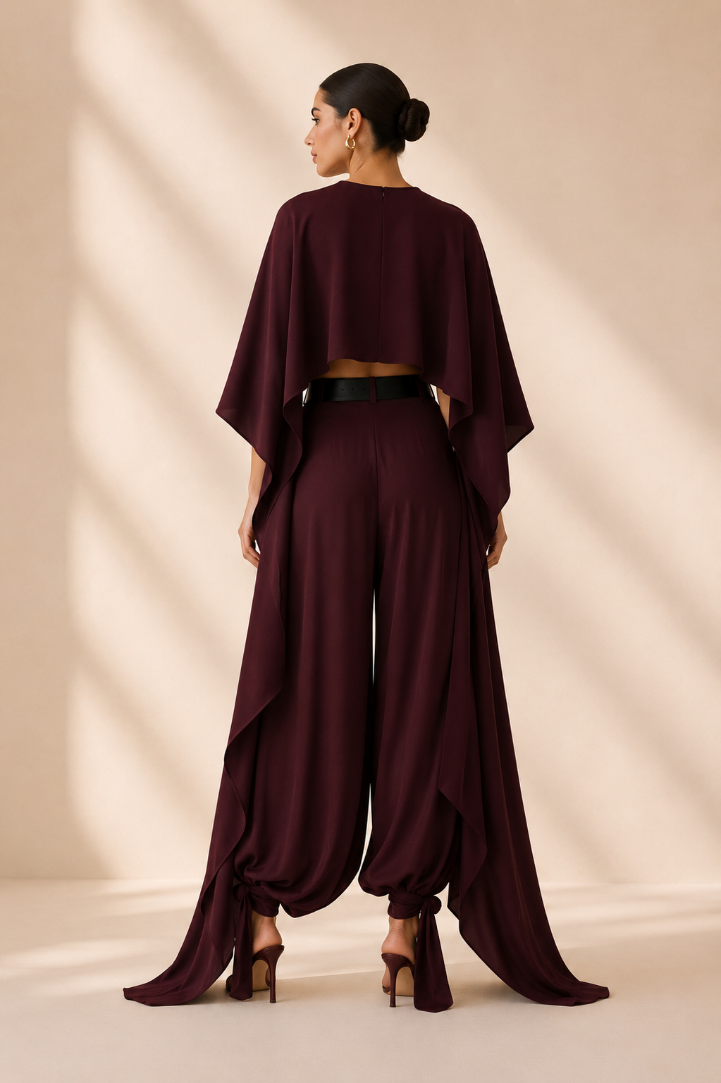 NOIRA Draped Co-Ord Set