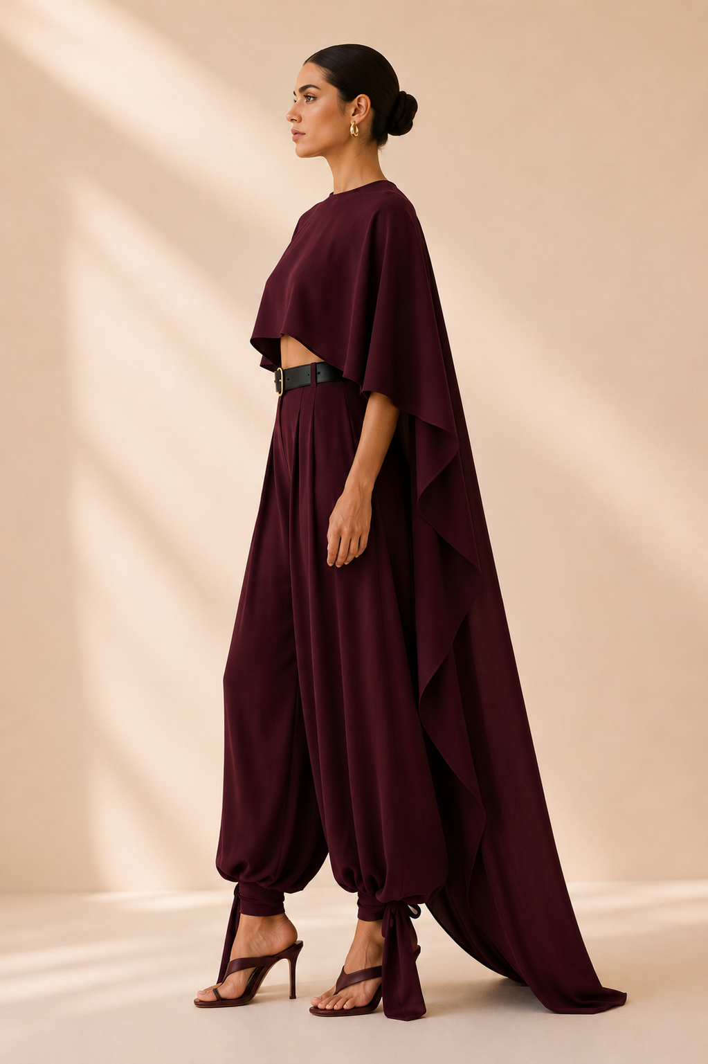 NOIRA Draped Co-Ord Set