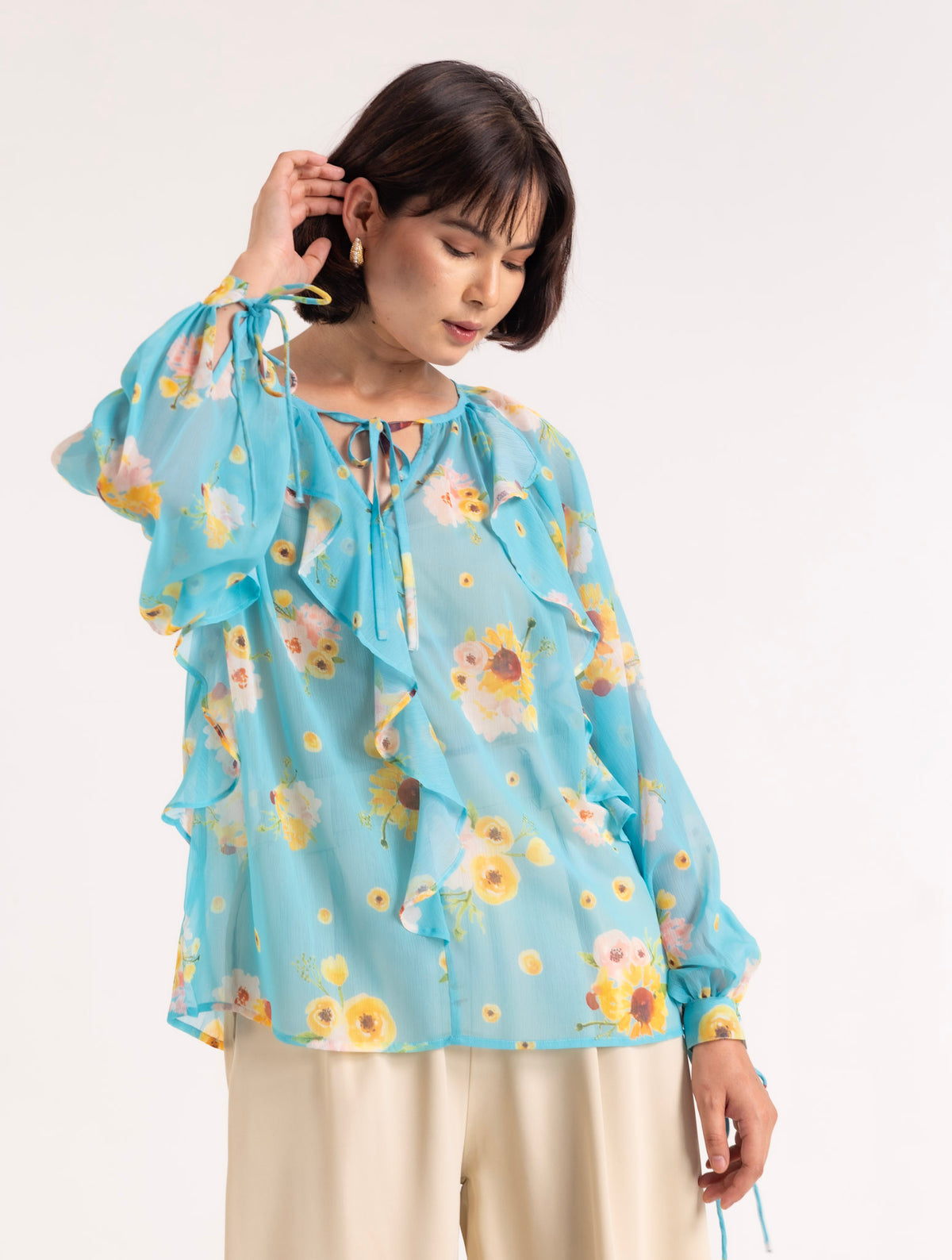 DAISY Bloom Ruffle Top