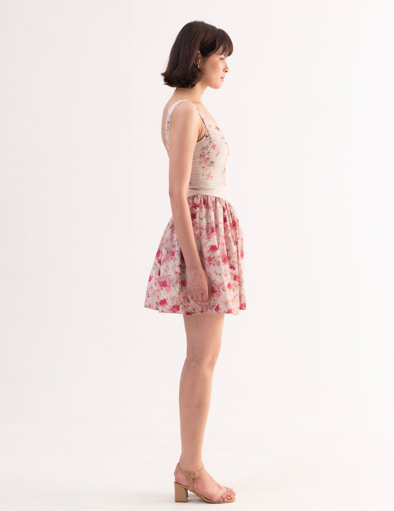 MILA Floral Skater Mini Dress