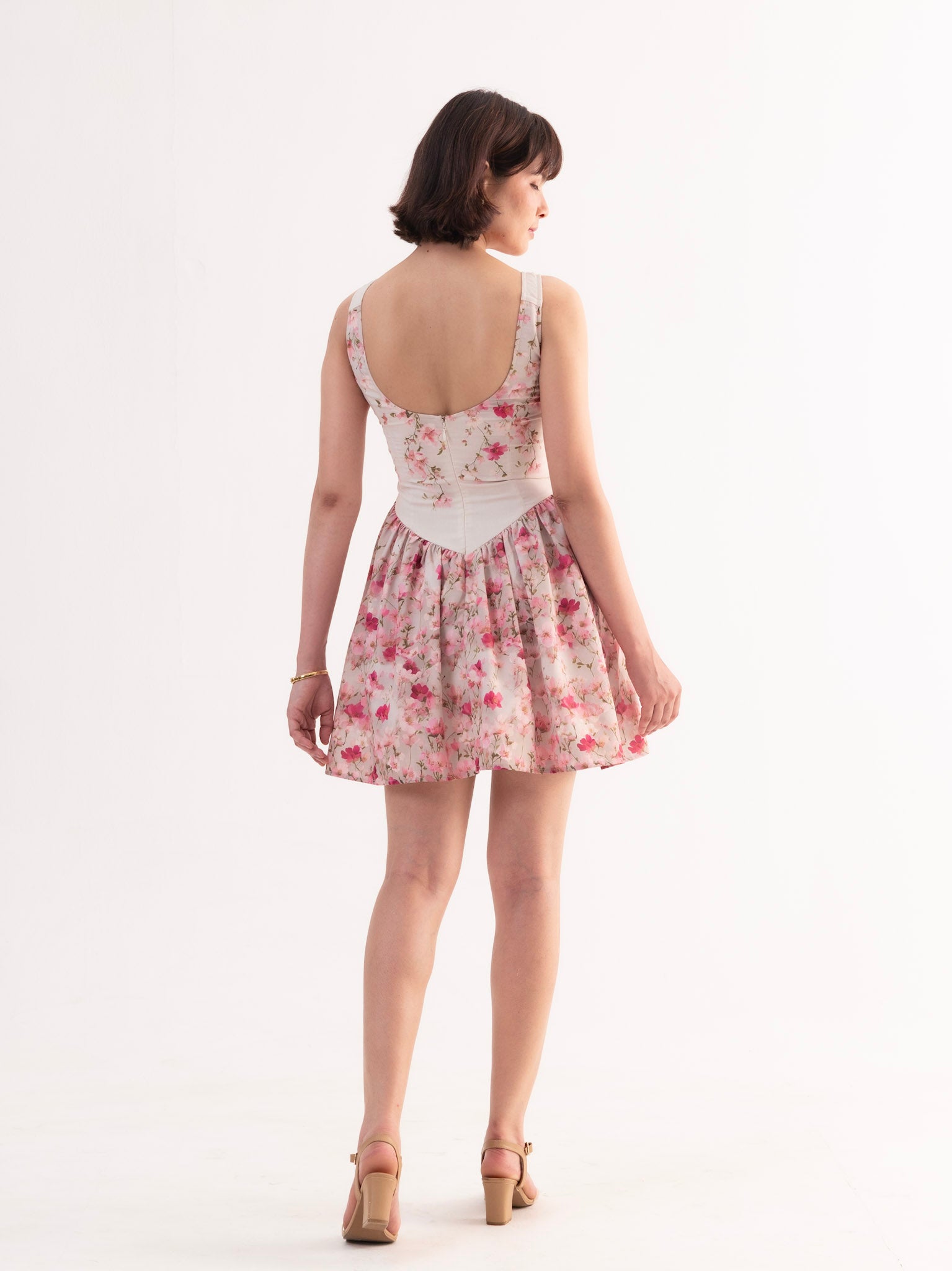 MILA Floral Skater Mini Dress