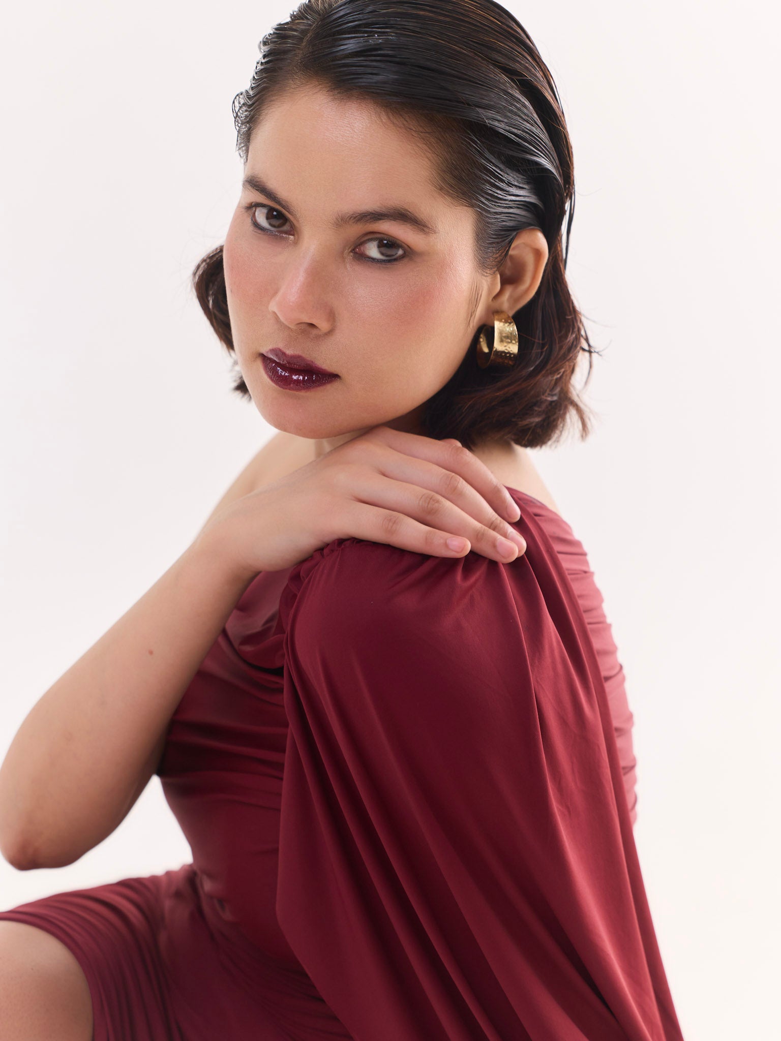 Dorna Milan draped detail